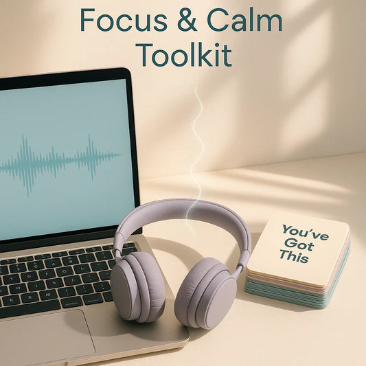Focus & Calm Audio Pack + Printable Affirmation Cards